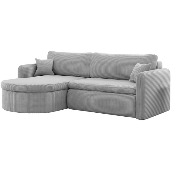 Canapé dangle universel Verona L avec fonction couchage, pour salon, gris clair