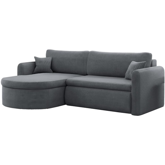Canapé dangle universel Verona L avec fonction couchage, pour salon, gris