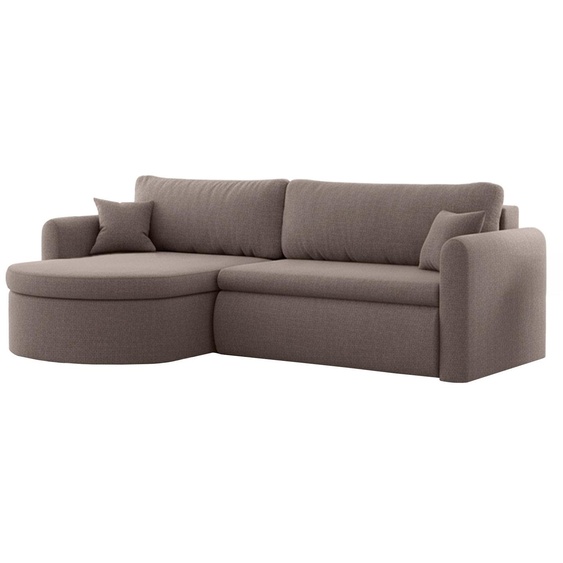 Canapé dangle universel Verona L avec fonction couchage, pour salon, marron