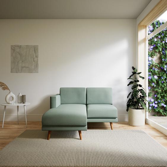 Canapé dangle - Vert menthe, design épuré, canapé en L ou angle, élégant avec méridienne ou coin - 132 x 81 x 162 cm, modulable