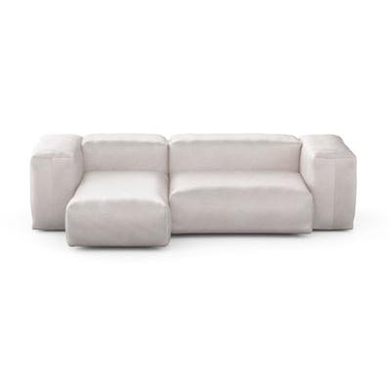 Canapé deux modules méridienne velvet 209 x 115 cm - Velvet creme