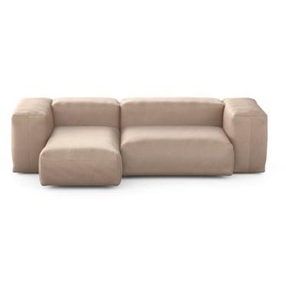 Canapé deux modules méridienne velvet 209 x 115 cm - Velvet stone