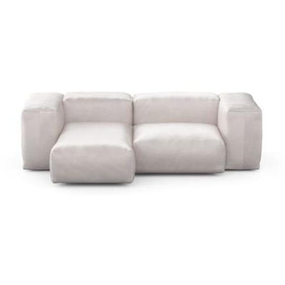 Canapé deux modules méridienne velvet 230 x 115 cm - Velvet creme