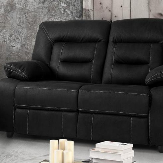 Canapé électrique relax tissu 2 places - Adana - Tissu nubuck g