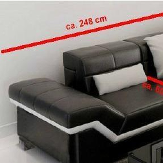 Canape En Cuir Avec Usb Canape Couch Designer Choix De Couleur Neuf