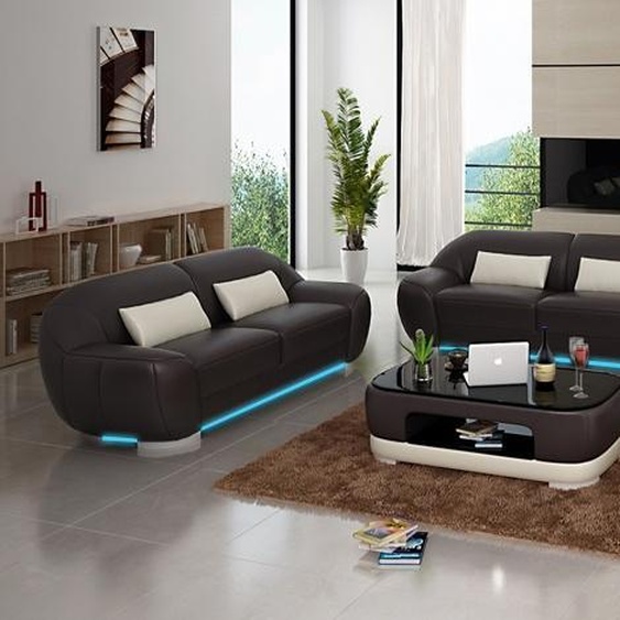 Canapé en cuir Canapé dangle Canapé dangle Design Canapé moderne avec USB Nouveau