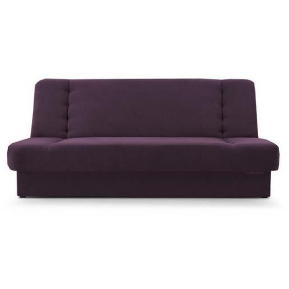 Canapé en lit Convertible avec Coffre de Rangement 3 Places Relax clic clac Banquette BZ en Tissu Cyprus Violet