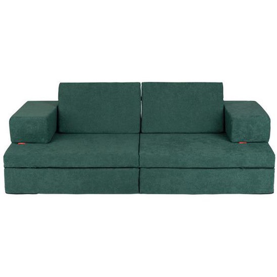 Canapé fauteuil pour enfants - Canapé modulable enfant pour salon - Canapé enfant Réorganisable - Vert
