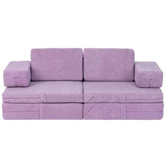 Canapé fauteuil pour enfants - Canapé modulable enfant pour salon - Canapé enfant Réorganisable - Violet