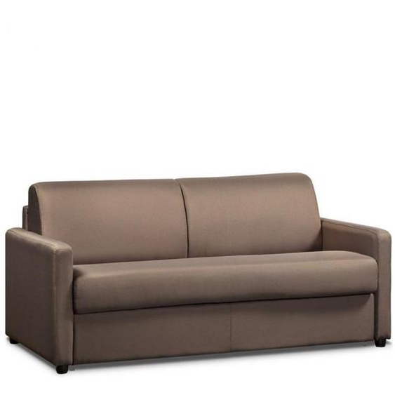 Canapé fixe 2 places DAY 158 cm cuir regent taupe
