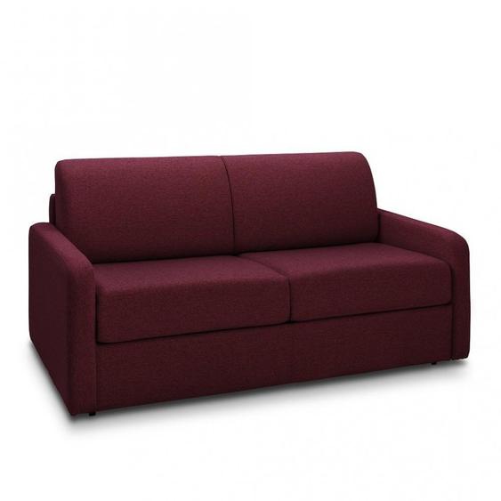 Canapé fixe 3 places  MAC MAHON 180 cm cuir regent bordeaux