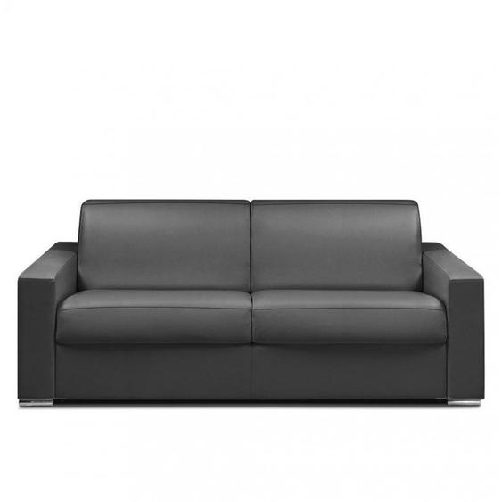 Canapé fixe DREAMER 2 places 175 cm cuir devon graphite