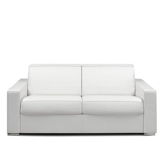 Canapé fixe DREAMER 3 places maxi 215 cm cuir regent blanc cassé