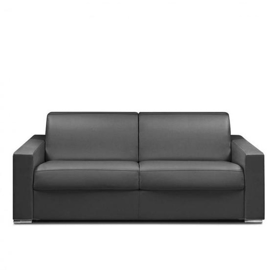 Canapé fixe DREAMER 3 places maxi 215 cm cuir regent graphite