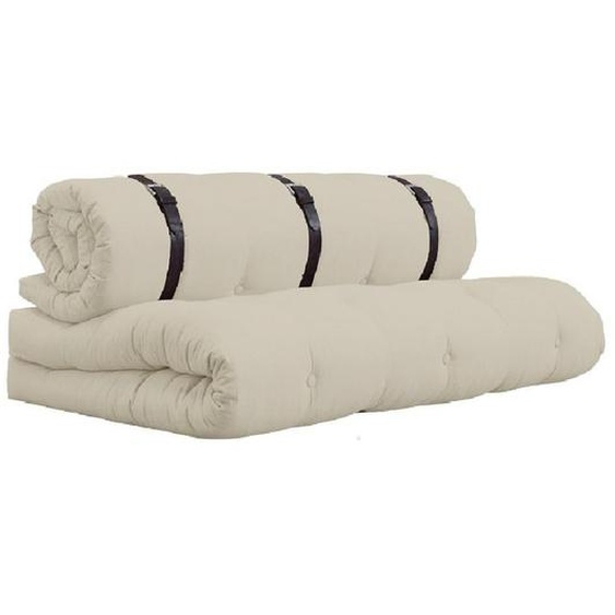 Canape futon standard convertible BUCKLE-UP SOFA couleur beige