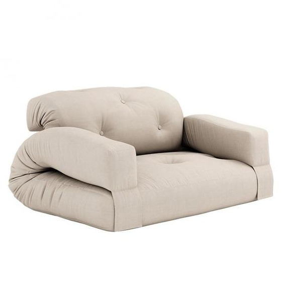Canapé futon standard convertible HIPPO SOFA couleur beige