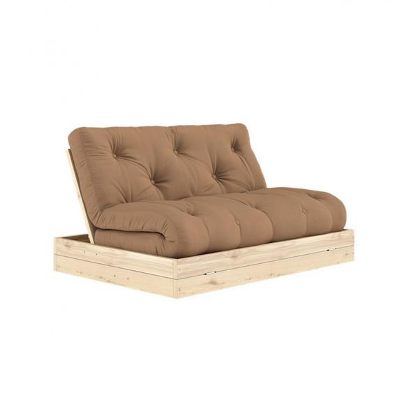 Canapé lit futon FLIP Mocca couchage 140 x 200 cm
