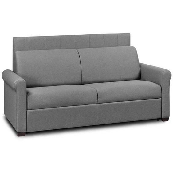 Canapé lit OPERA EXPRESS LATTES 120cm matelas 16cm tête de lit intégrée polyuréthane gris graphite
