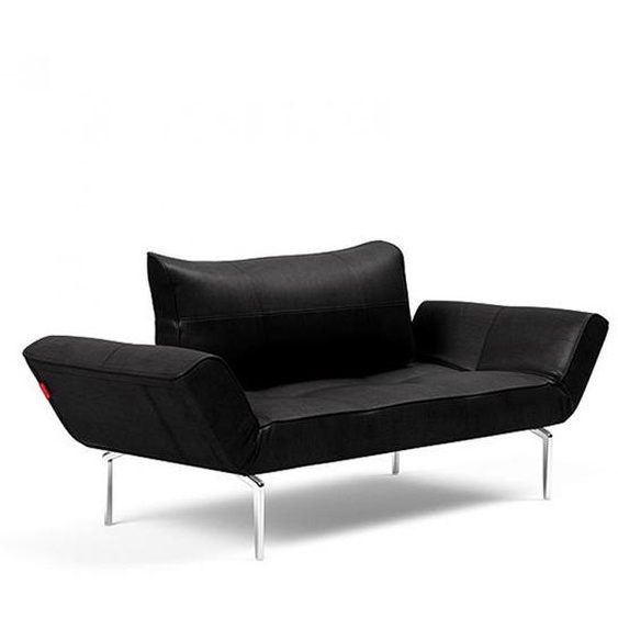 Canapé lit  ZEAL STRAW piétement aluminium tissu Faunal Black