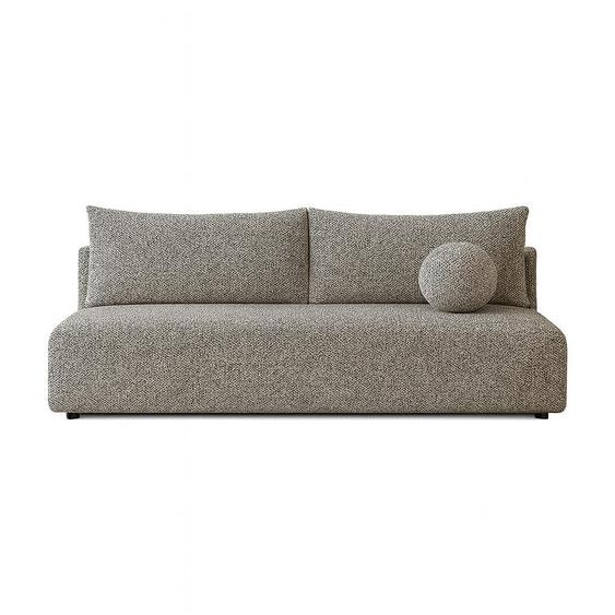Canapé LUNO avec fonction sommeil Crème - Moderne puente Crème Beige canapé pour votre salon, surface de couchage : 204×144 cm