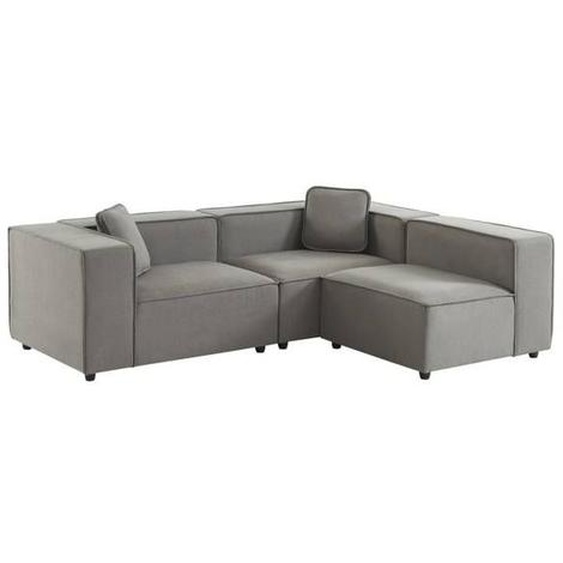Canapé modulable. tissu déperlant. 3 places. 2 corners + 1 fauteuil