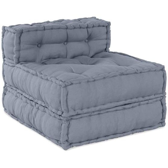 Canapé modulaire Gris 70 x 70 x 56 cm tissu