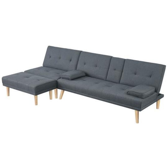 STOCKHOLM - Canapé scandinave convertible et modulable gris