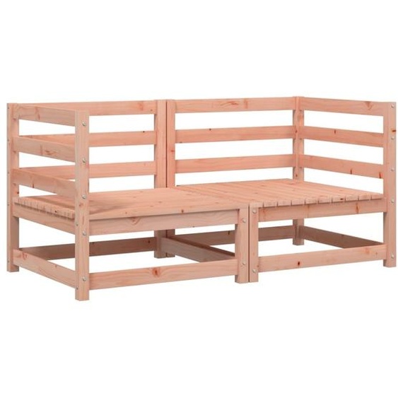 Canapés dangle de jardin 2 pièces 70x70x67 cm bois massif douglas