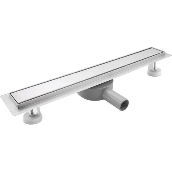 Freosen - Caniveau Douche Italienne 60 cm, Panneau 2 en 1, avec 360°Siphon et Filtre Italienne à carreler, Siphon de Sol Douche Modèle 2 en 1, Acier