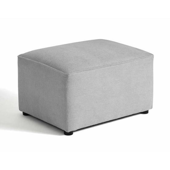 Canopy - pouf - en tissu texturé - Gris clair