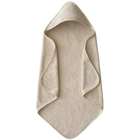 Cape De Bain En Coton Bio Fog Ecru