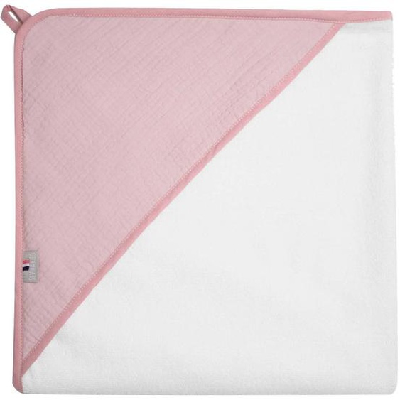 Cape De Bain En Gaze De Coton Jeanne Vieux Rose