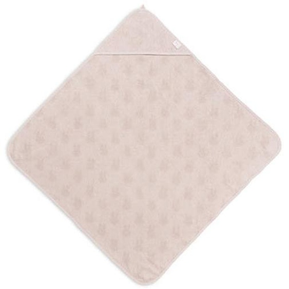 Cape De Bain Eponge Miffy Jacquard En Coton Beige