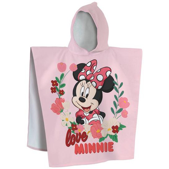 Cape De Bain Imprimée 100% Coton, Disney Home Minnie Cute Rose