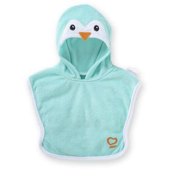 Cape de Bain Pingouin pour Poupon 36cm