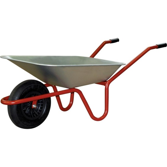 CAPITO Brouette de jardin 85 85l Roue pneumatique Jante en polypropylène avec roulement à rouleaux - 112591
