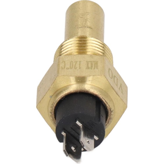 Capteur de température deau Alliage daluminium Capteur de température deau stable pour carburant Remplacement pour VDO NPT3/8 624V 3W NPT3/8 Type court