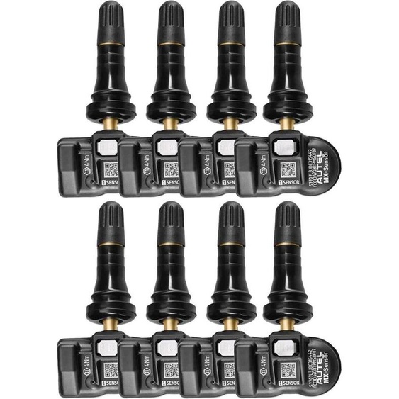Capteur TPMS, double fréquence, installation facile, 8 pièces en caoutchouc