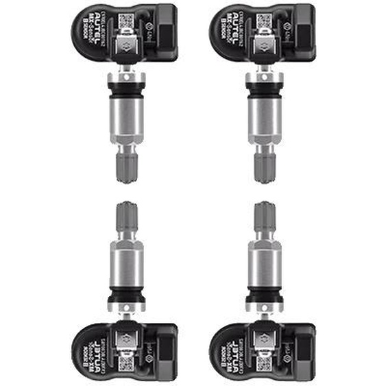 Capteur TPMS, fréquence 433 315MHZ, testeur de surveillance de la pression des pneus, 4x 2in1 Aluminium SS