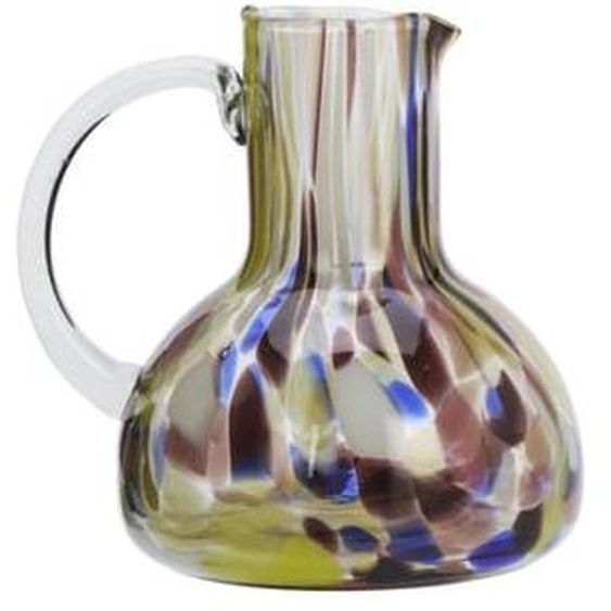 Carafe à eau verre soufflé tacheté Madam Stoltz