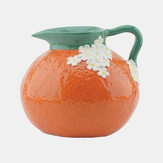 Carafe en céramique - 1 l - Orange
