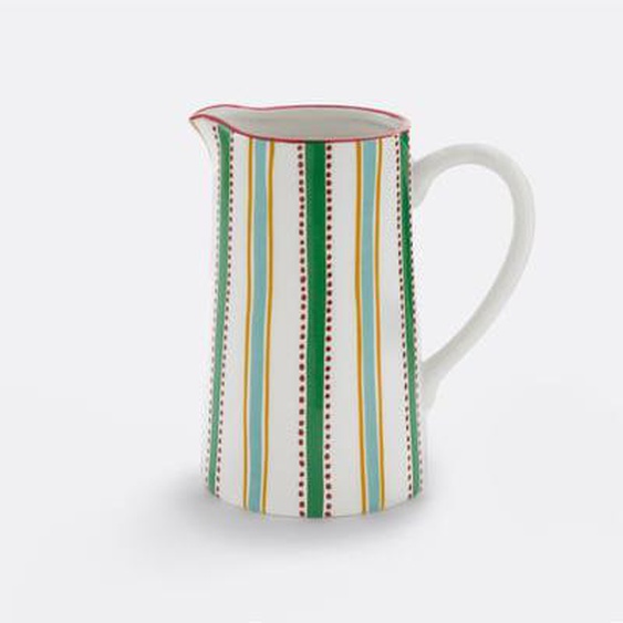 Carafe en faïence avec motifs, Dilba