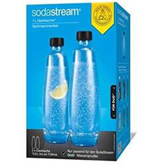 Sodastream - duopack lot de 2 bouteilles de rechange pour machine à gazéifier duo noir 10 x 19,5 x 29 cm 1047205490