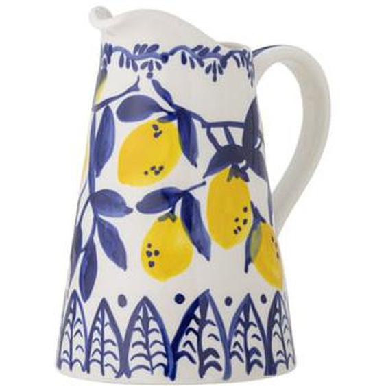 Carafe grès peint citrons Bloomingville Maxima