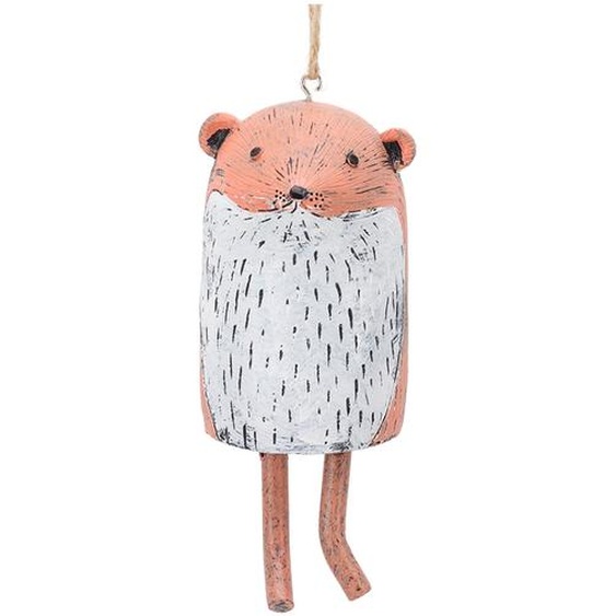 Carillon éolien animalier,Carillon éolien animalier rustique,Carillon éolien animalier suspendu style vintage,Cloche à vent en résine faite main,Cloche à vent rustique animalier de ferme,Décoration de jardin