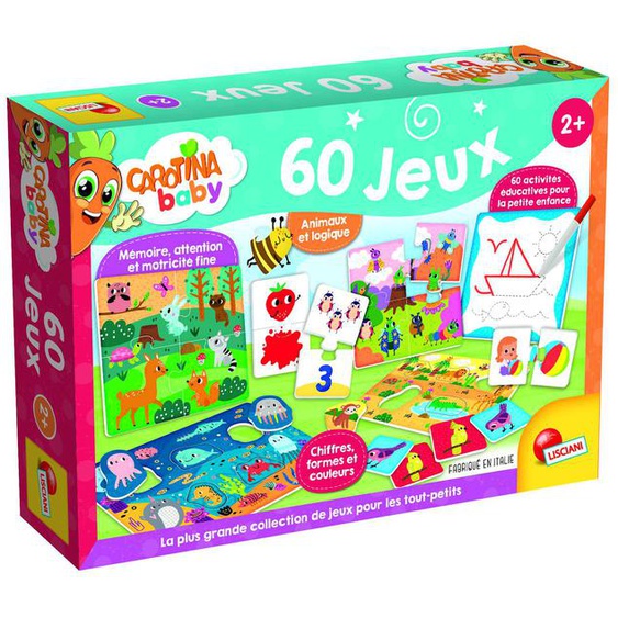 Carotina Baby 60 Jeux Multicolore
