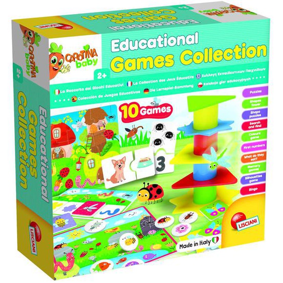 Carotina Baby Collection De 10 Jeux Educatifs Multicolore