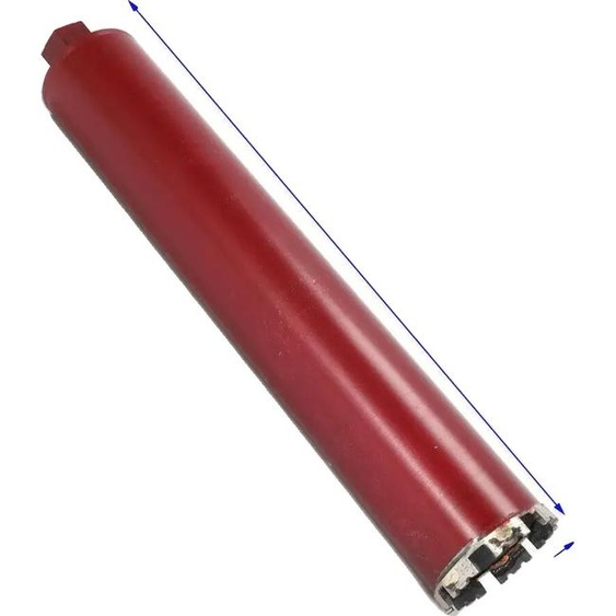 Carotte diamantée, diamètre de coupe 112 mm, construction en acier durable, 112 mm