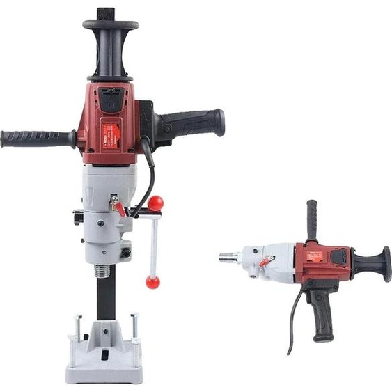 Carotteuse, puissance 2200W, vitesse 1200 tr/min, diamètre maximum 180 mm, poids brut 14,6 kg, tension 220 V