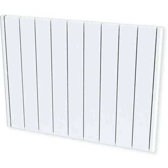 Carrera - Radiateur à inertie 2000W - Pierre naturelle - Horizontal et plat - Blanc